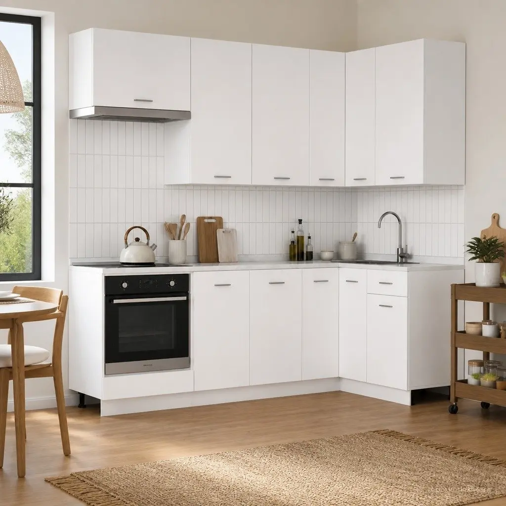 8-Piece Kitchen Cabinet Unit for Lasting Organization