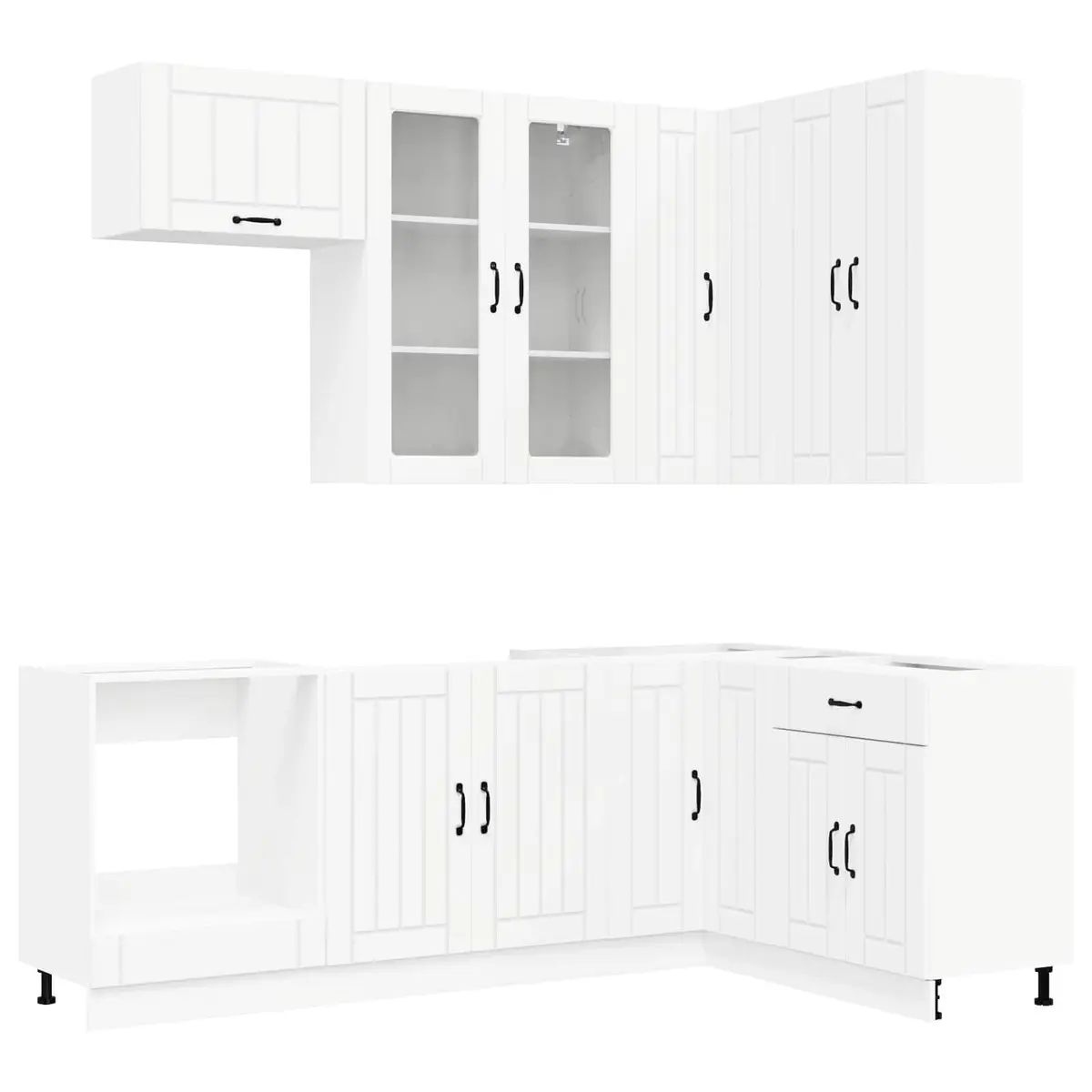 8 Piece Kitchen Unit in White