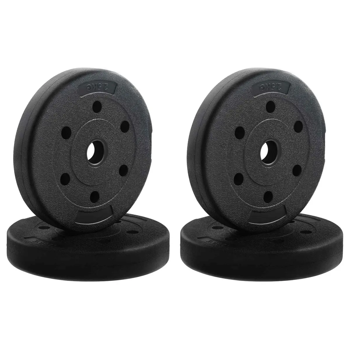 4-in-1 Adjustable Dumbbell Set Home Gym Weightlifting 40kg Black
