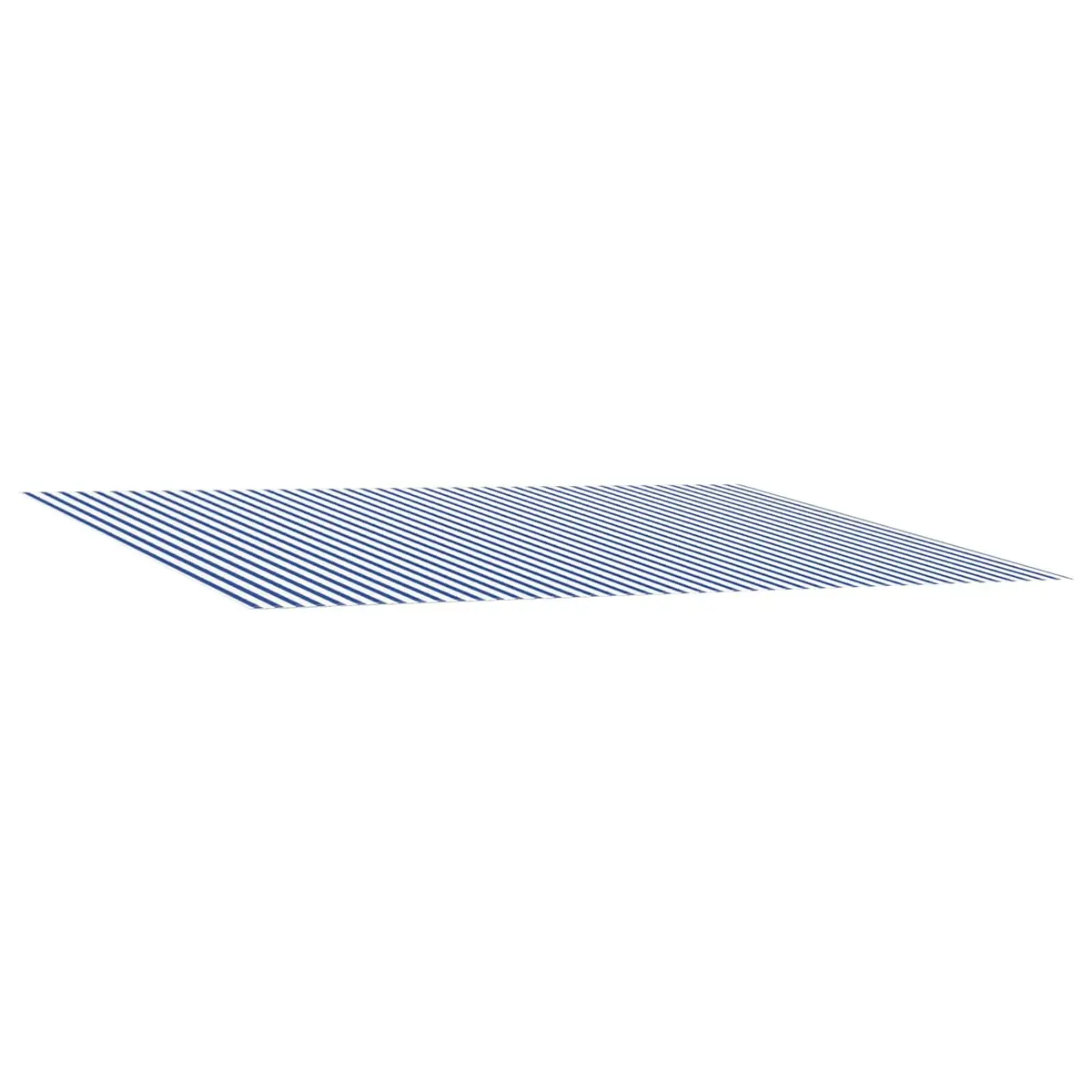 Awning Replacement Fabric Outdoor Shade 400 x 300 cm Blue White
