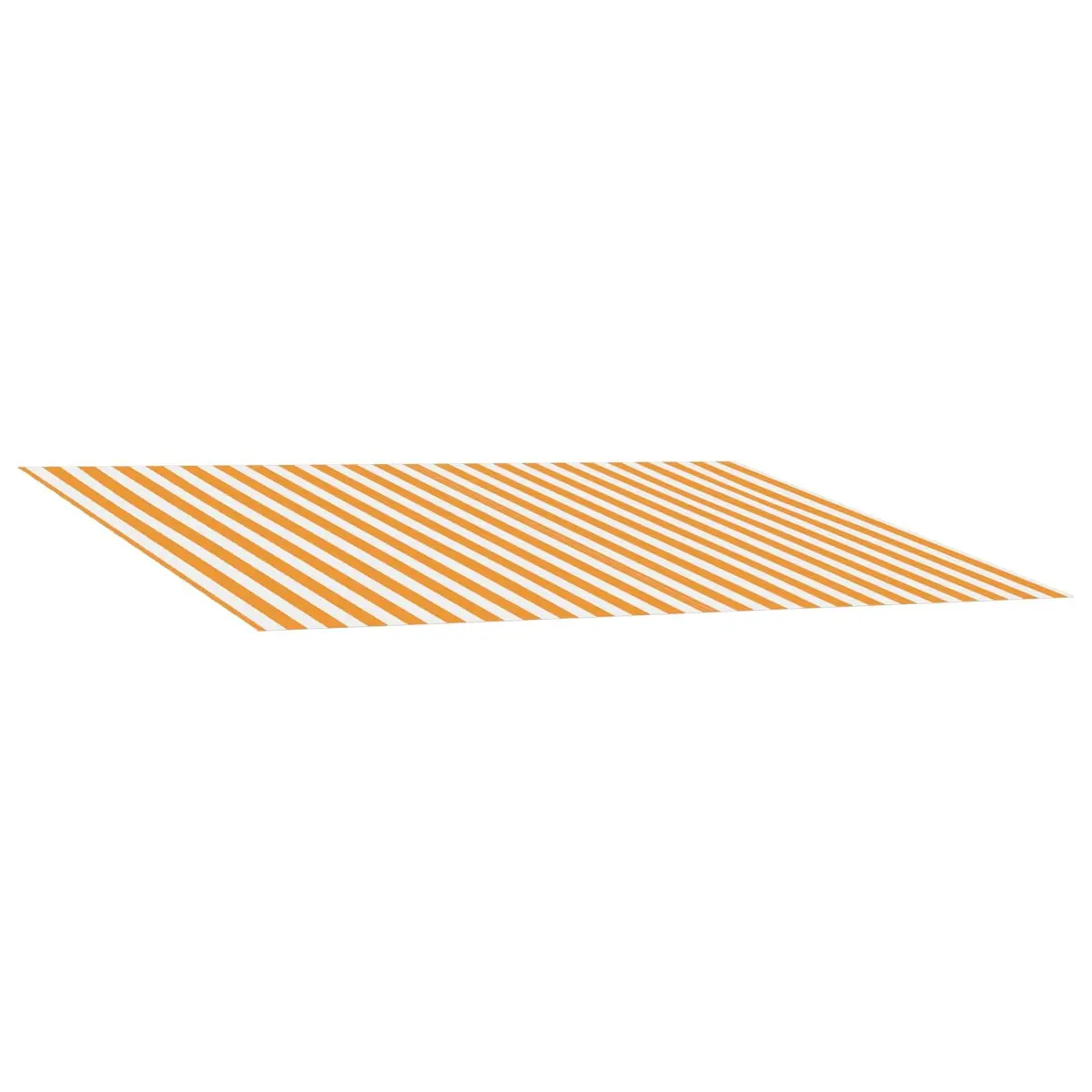 Awning Replacement Fabric Outdoor UV Weather Resistant 350 x 250 cm Yellow White