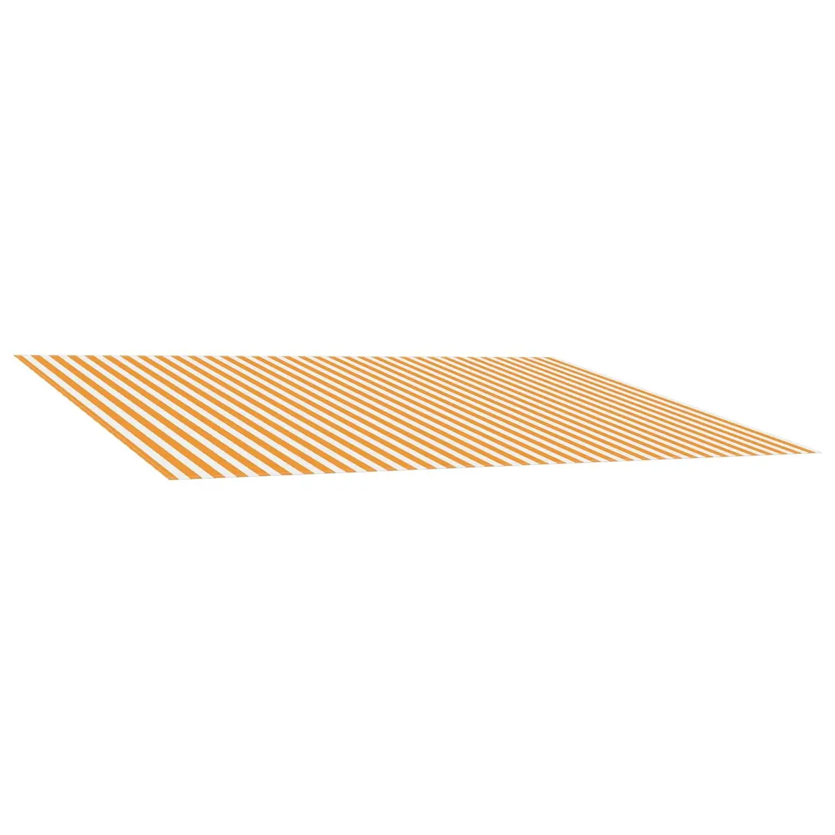 Awning Replacement Fabric Outdoor Shade 400 x 350 cm Yellow White