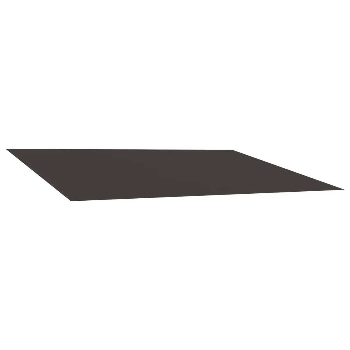 Awning Replacement Fabric Outdoor Shade Cloth 500 x 350 cm Anthracite Polyester