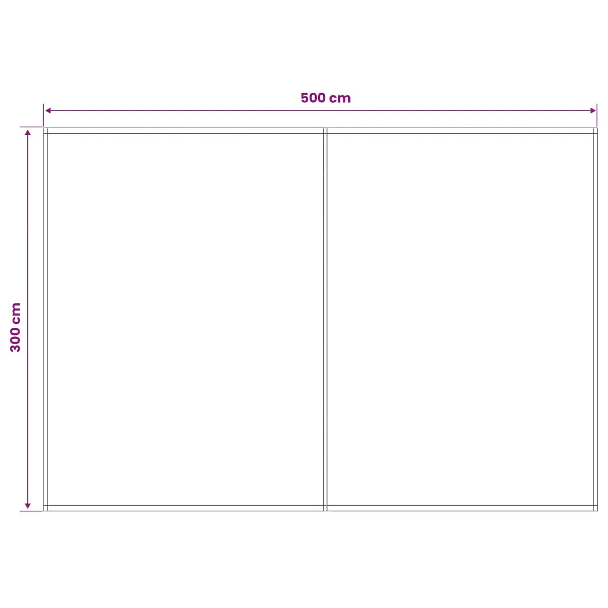 Awning Replacement Fabric Outdoor Shade 500 x 300 cm Anthracite