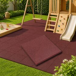 Quality Red Fall Protection Tiles for Your Outdoor Needs