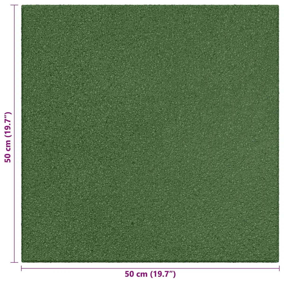 Fall Protection Tiles Outdoor Flooring 50 x 50 cm Green 18 Piece