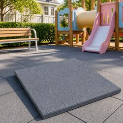Reliable Grey Fall Protection Tiles for Safe Play Areas