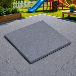 Reliable Fall Protection Tiles 18 pcs Grey for Your Outdoors