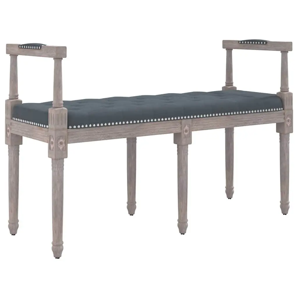Velvet Upholstered Bench