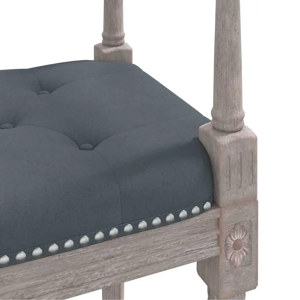 Velvet Upholstered Bench