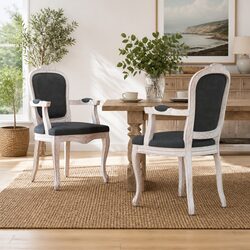 Comfort and Value in 2 Velvet Dining Chairs