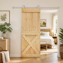 Reliable Solid Pine Sliding Door 80 x 210 cm