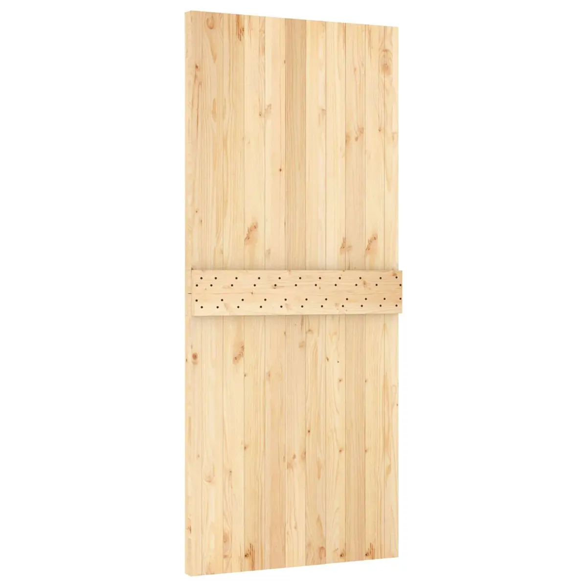 Sliding Door Room Divider 90x210cm Space-Saving Brown