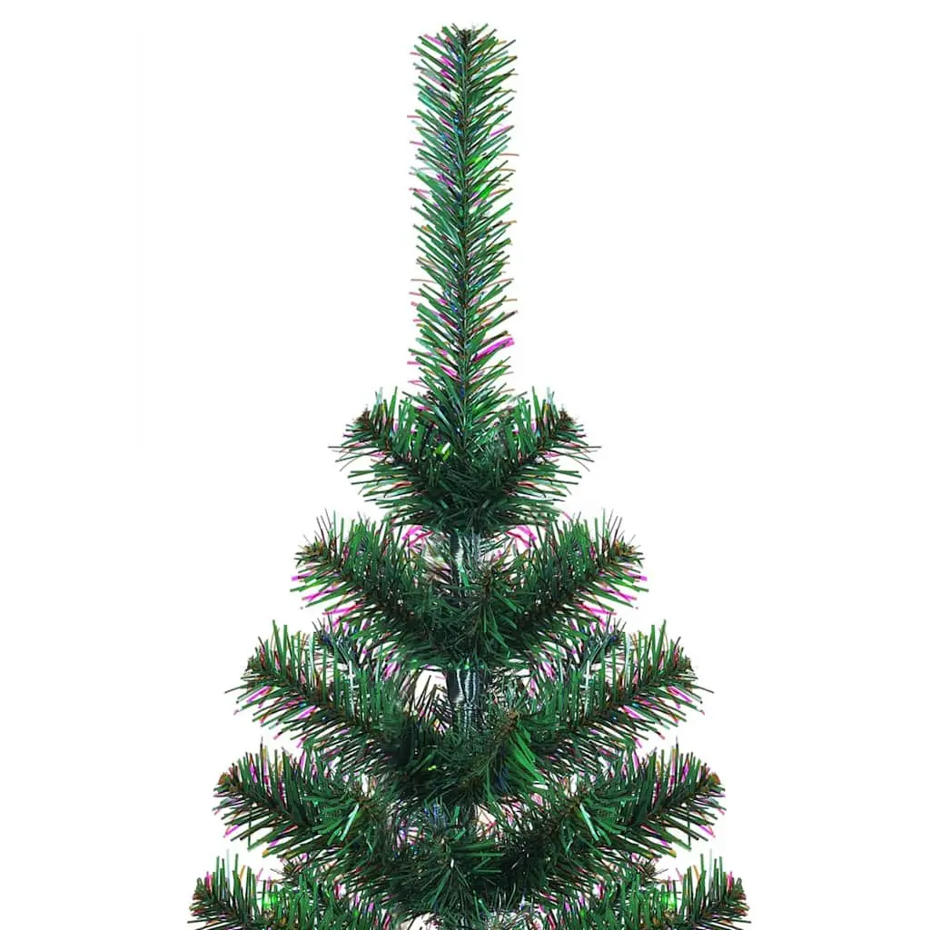 Artificial Christmas Tree 150cm Green Iridescent Tips PVC