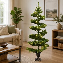 Warm Up Your Holidays with a 120cm Pre-lit Christmas Tree