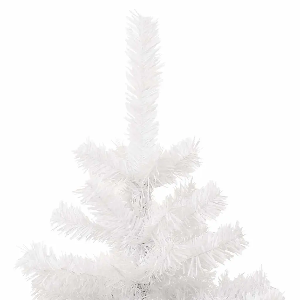 Pre-lit Christmas Tree 150cm Swirl White Artificial with LED Lights