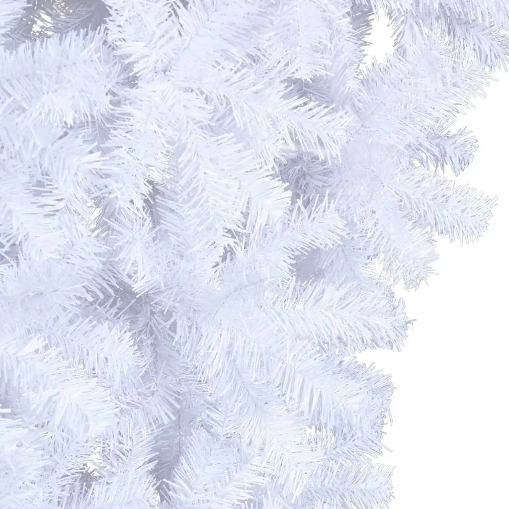 Upside-Down Artificial Christmas Tree 240cm White Holiday Decoration