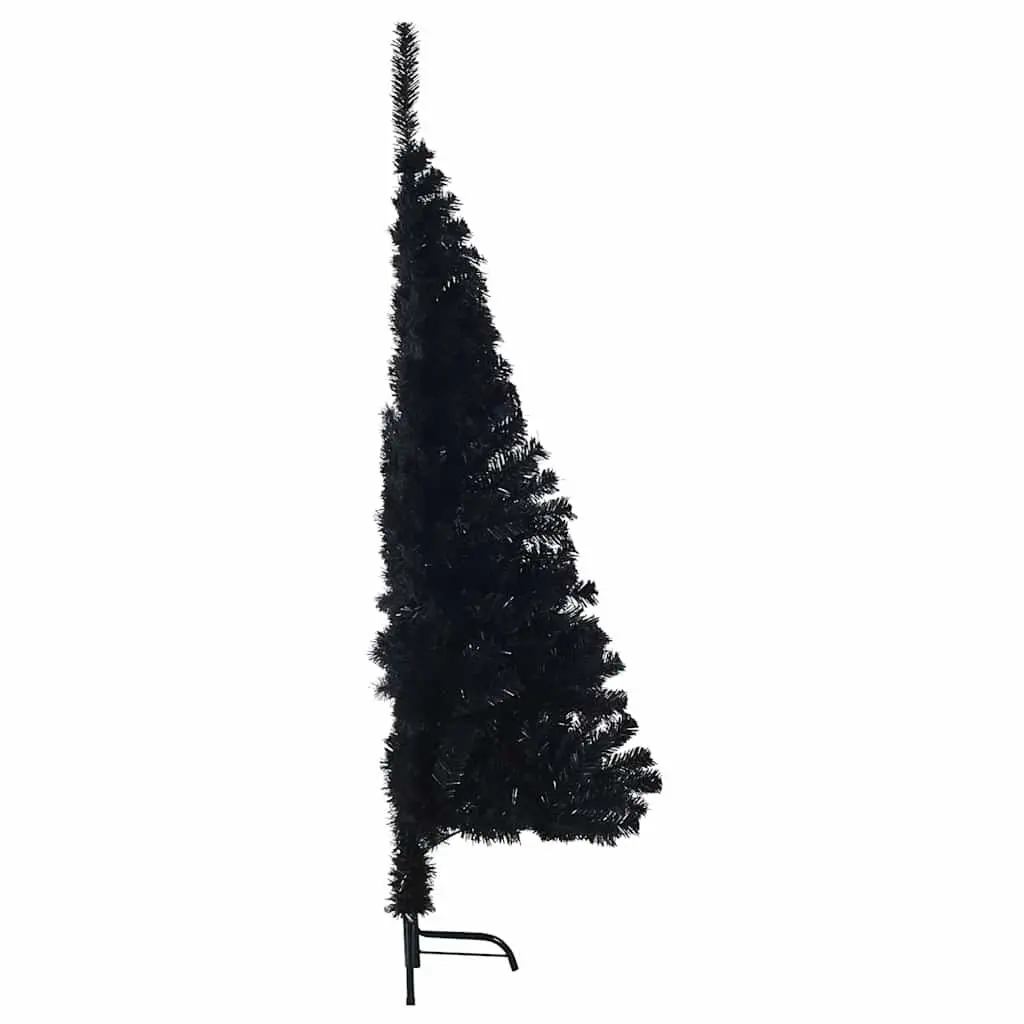 120cm Black Wall Mounted Christmas Tree for Easy Setup