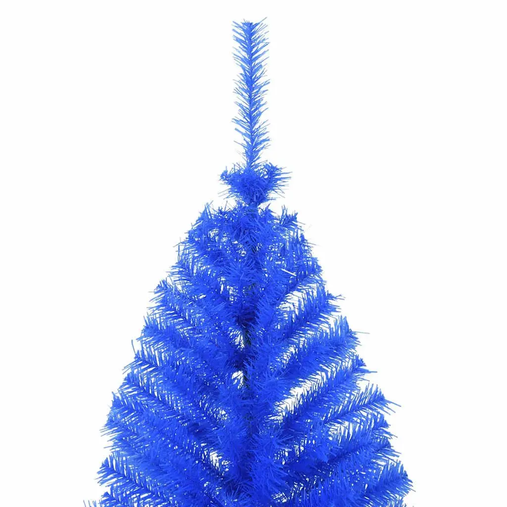 Artificial Half Christmas Tree 240cm Blue Space-Saving Wall