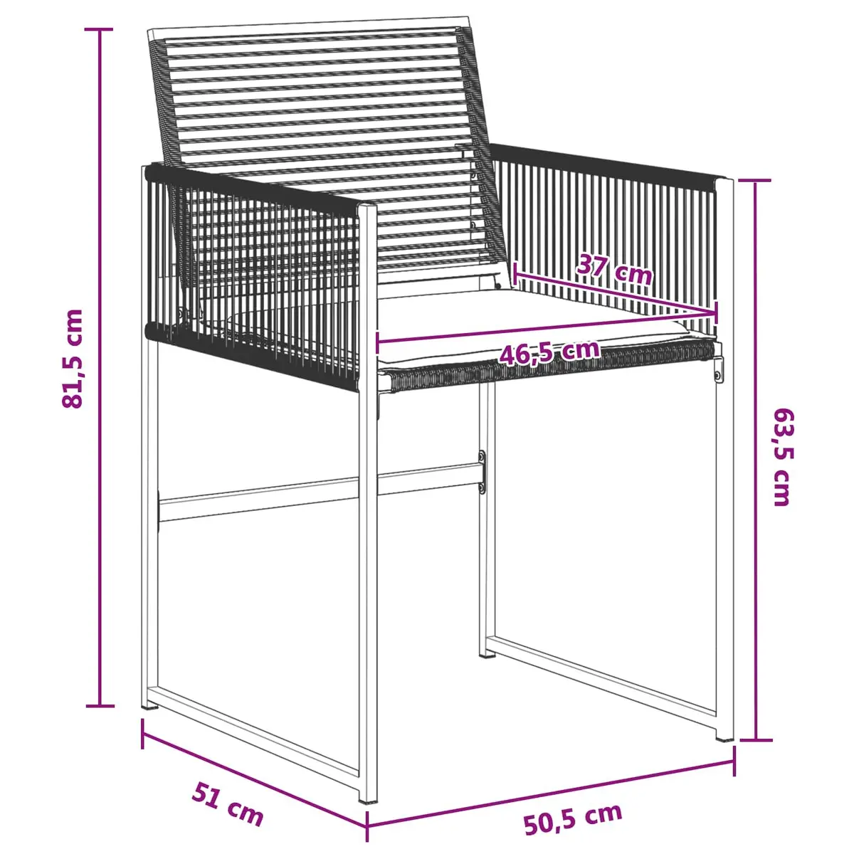 Outdoor Dining Set 5 Piece Black Poly Rattan Garden Furniture Glass Table