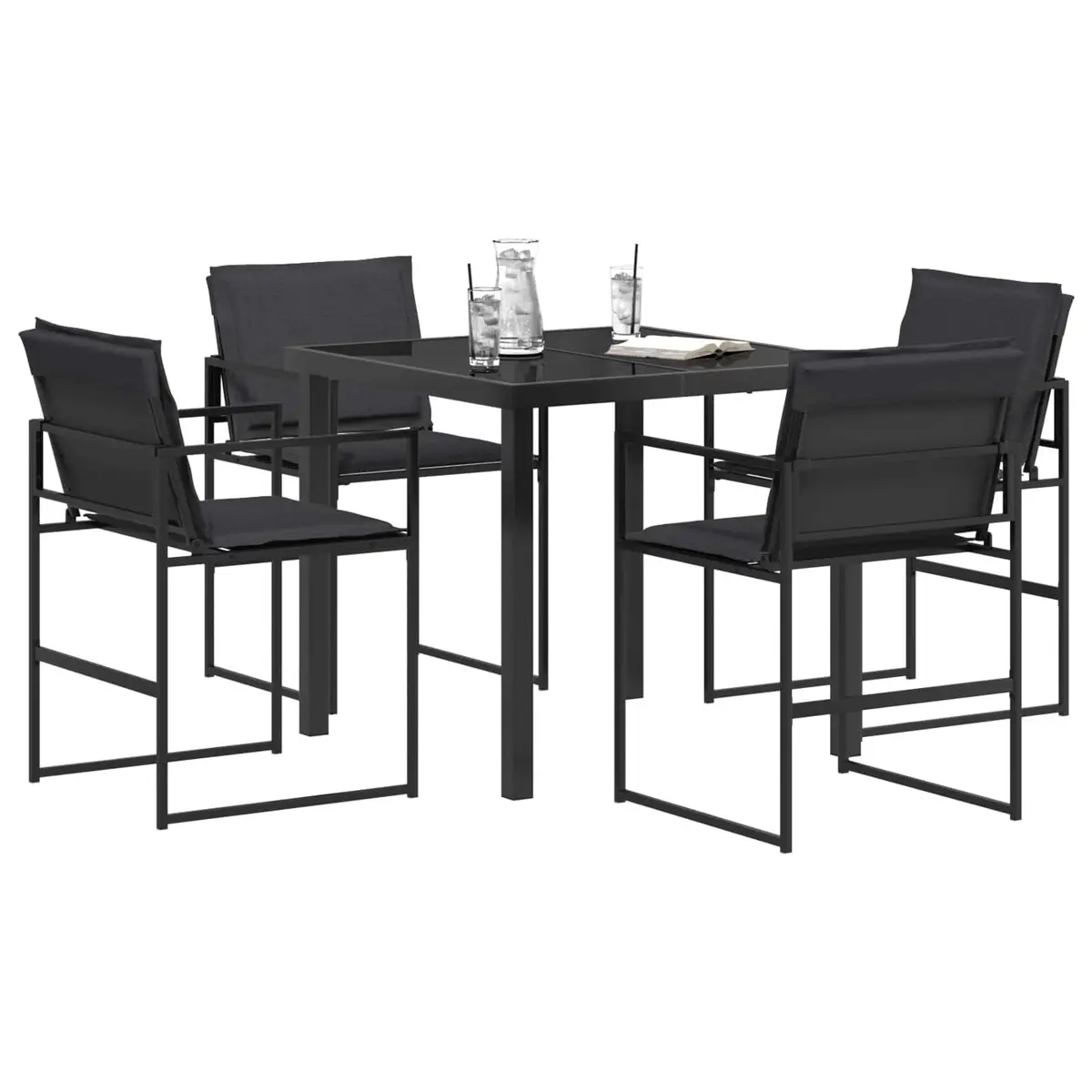 5-Piece Outdoor Dining Set for Long-Lasting Use