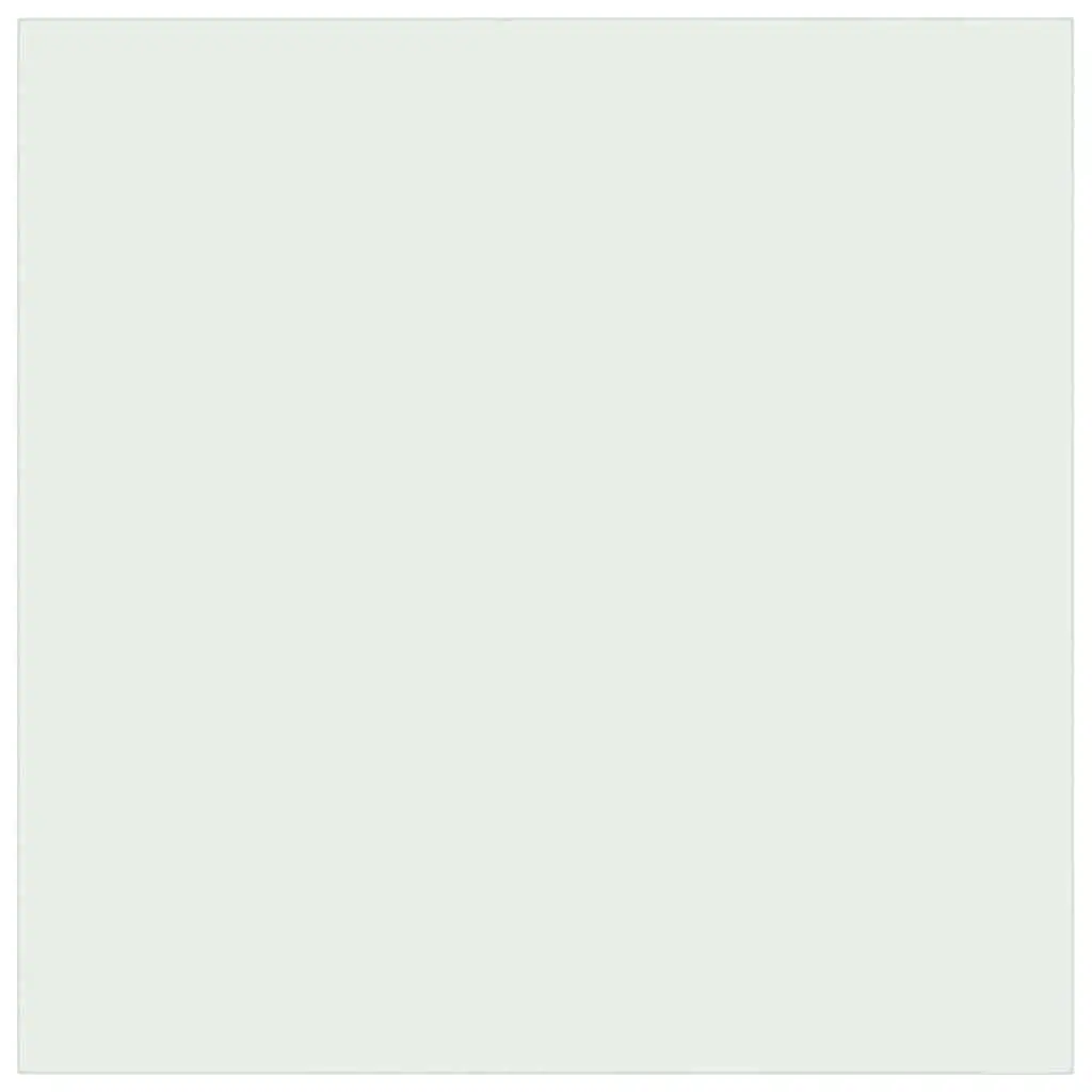Square Transparent Tempered Glass Table Top 40x40cm for Dining Coffee Garden Use
