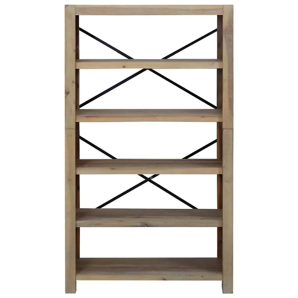 5-Tier Wooden Bookcase with Ample Space