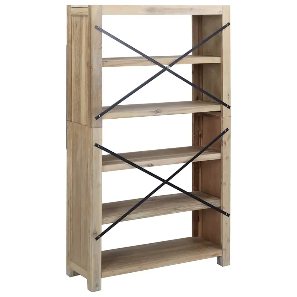 5-Tier Wooden Bookcase with Ample Space