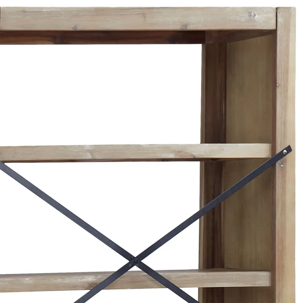 4-Tier Wooden Bookcase with Ample Storage