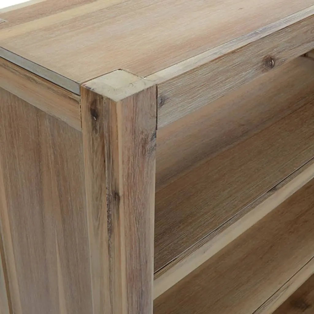 4-Tier Wooden Bookcase with Ample Storage