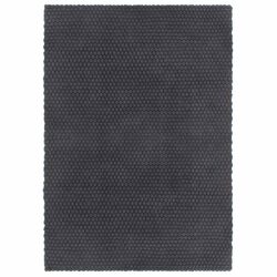 Soft Cotton Rope Rug Anthracite 120x180 cm - Warmth & Value