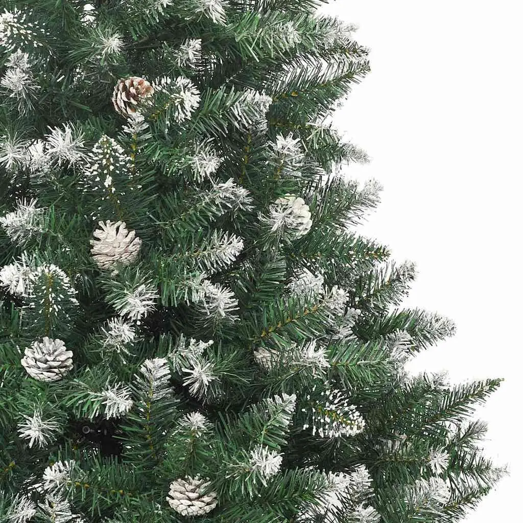 Christmas Tree Artificial Green 180cm PVC Hinged Branches with Stand Indoor Decoration