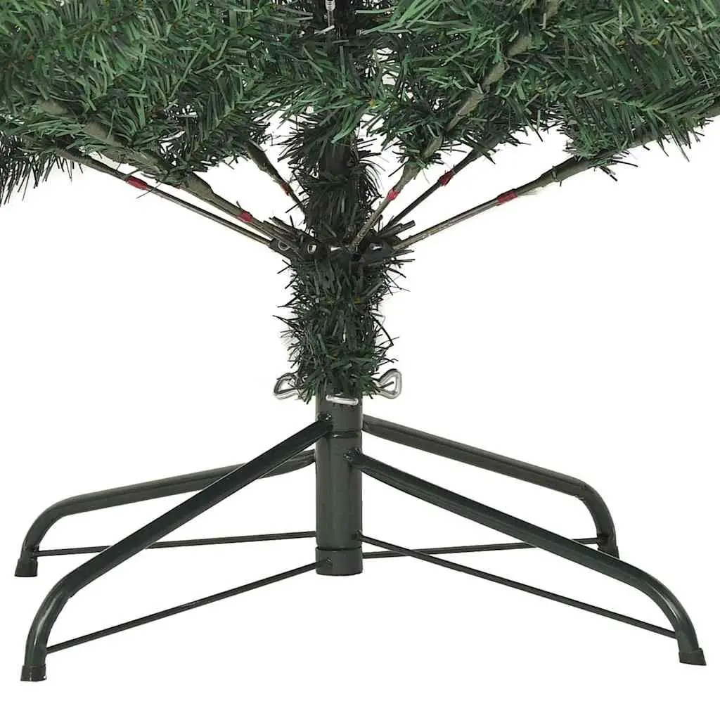 Artificial Christmas Tree 240cm Hinged Branches Green with Stand