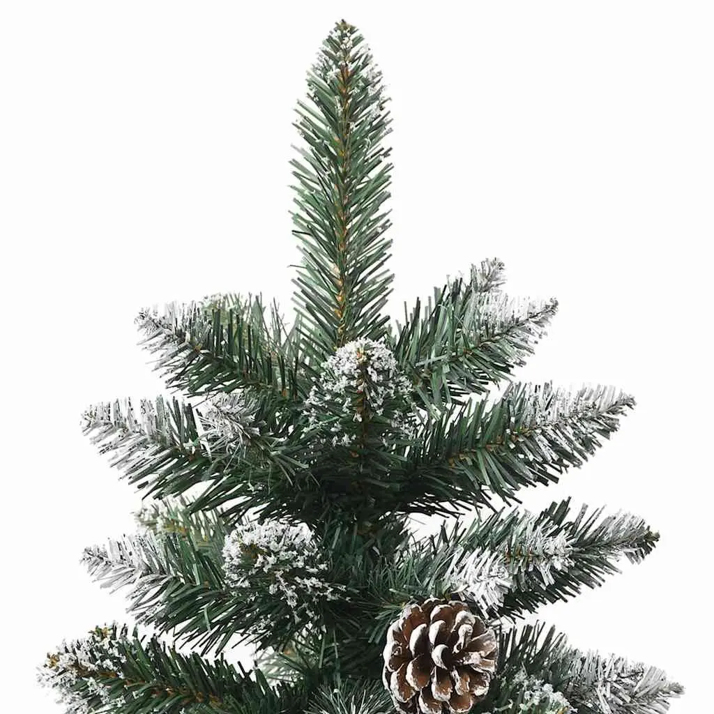 Artificial Christmas Tree 180cm Green PVC Hinged Branches