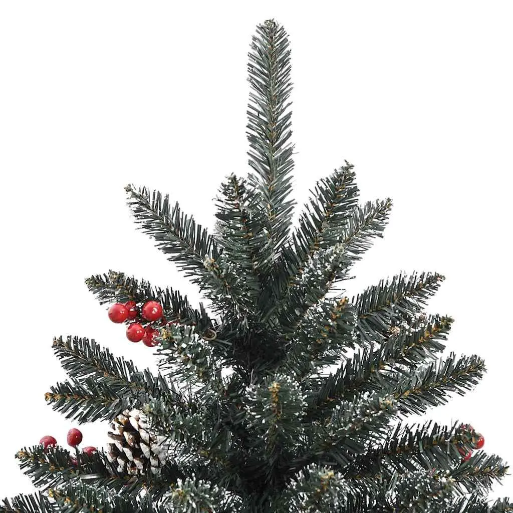 Artificial Christmas Tree 180 cm Green PVC Hinged Branches