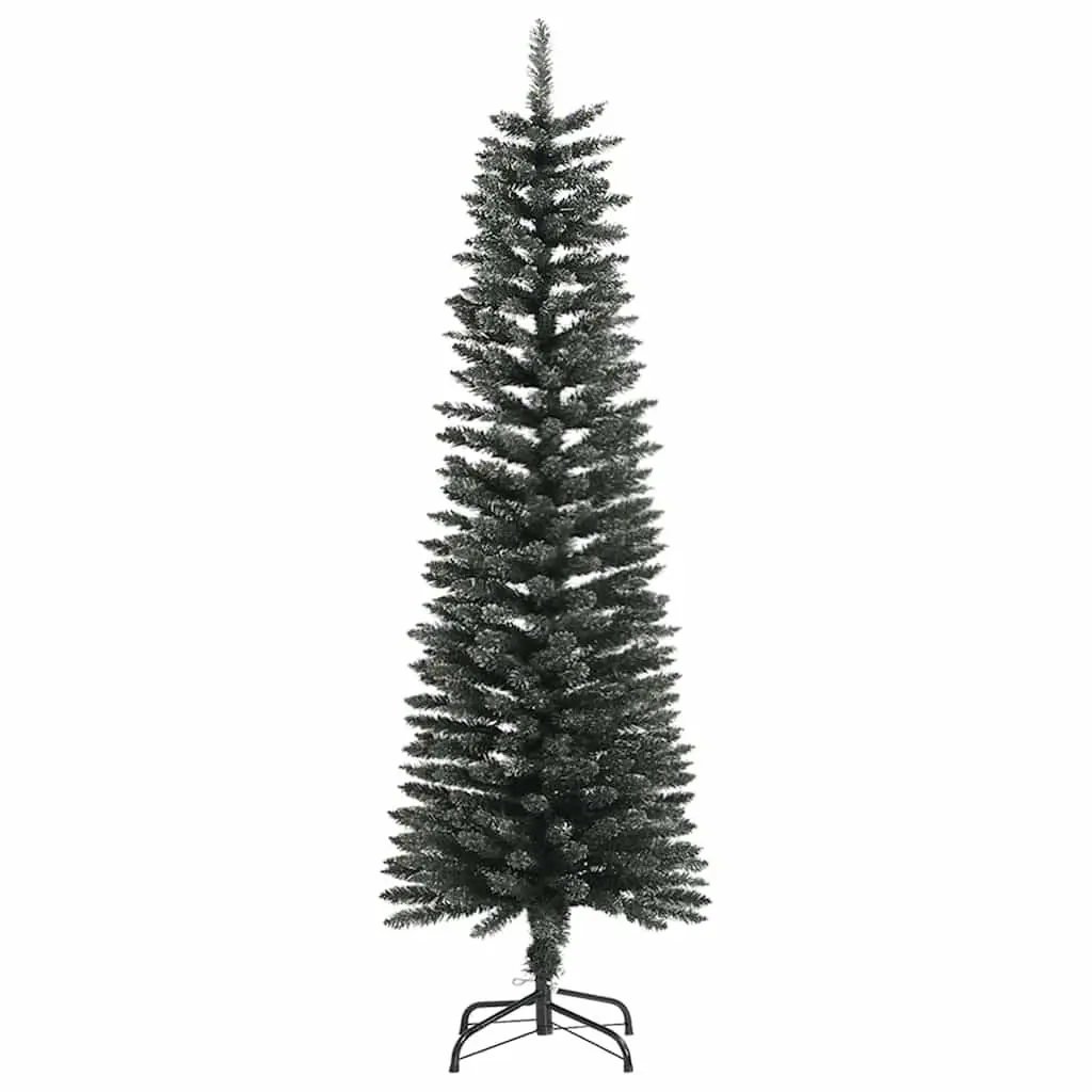 Artificial Christmas Tree Slim 150cm Green Bushy PVC Holiday