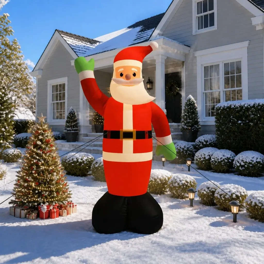 Giant Inflatable Santa Claus Decoration 1000cm LED Outdoor Christmas Yard