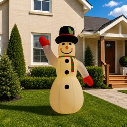 Quality Inflatable Snowman with LED for Holiday Cheer