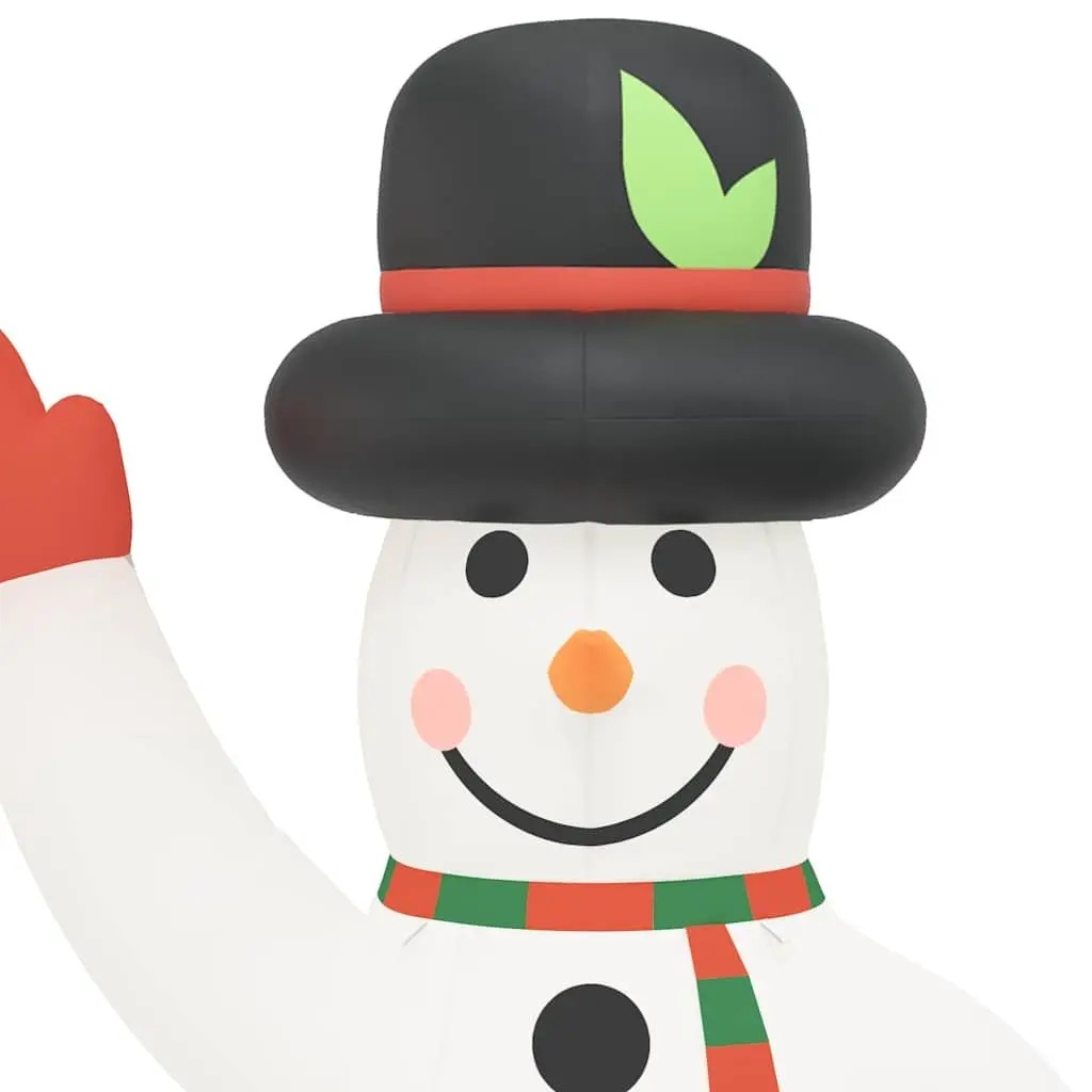 Inflatable Snowman Christmas Decoration 370cm Outdoor with LED Lights