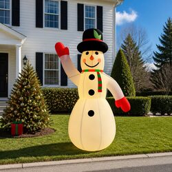 Practical Inflatable Snowman Decoration - 455cm