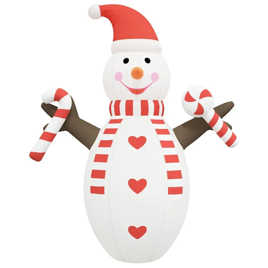 Inflatable Snowman Decoration Christmas Outdoor Yard Garden 630cm with LED Lights