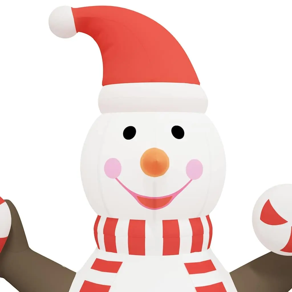 Inflatable Snowman Decoration Christmas Outdoor Yard Garden 630cm with LED Lights