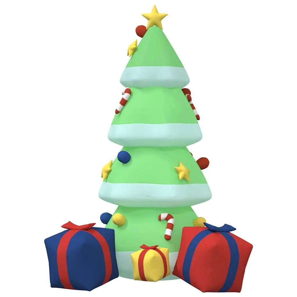 Inflatable Christmas Tree 240cm with Built-in LED Lights Yard Garden Holiday