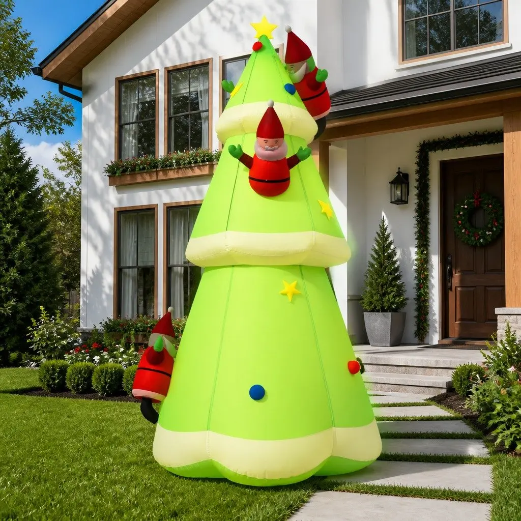 Inflatable Christmas Tree 500cm Outdoor Indoor LED Lights Holiday Seasonal