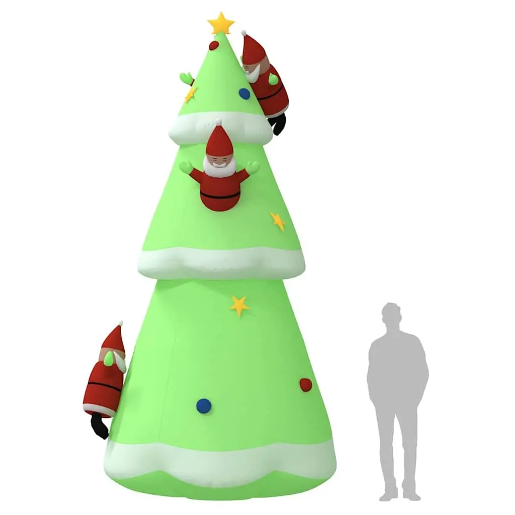 Inflatable Christmas Tree 500cm Outdoor Indoor LED Lights Holiday Seasonal