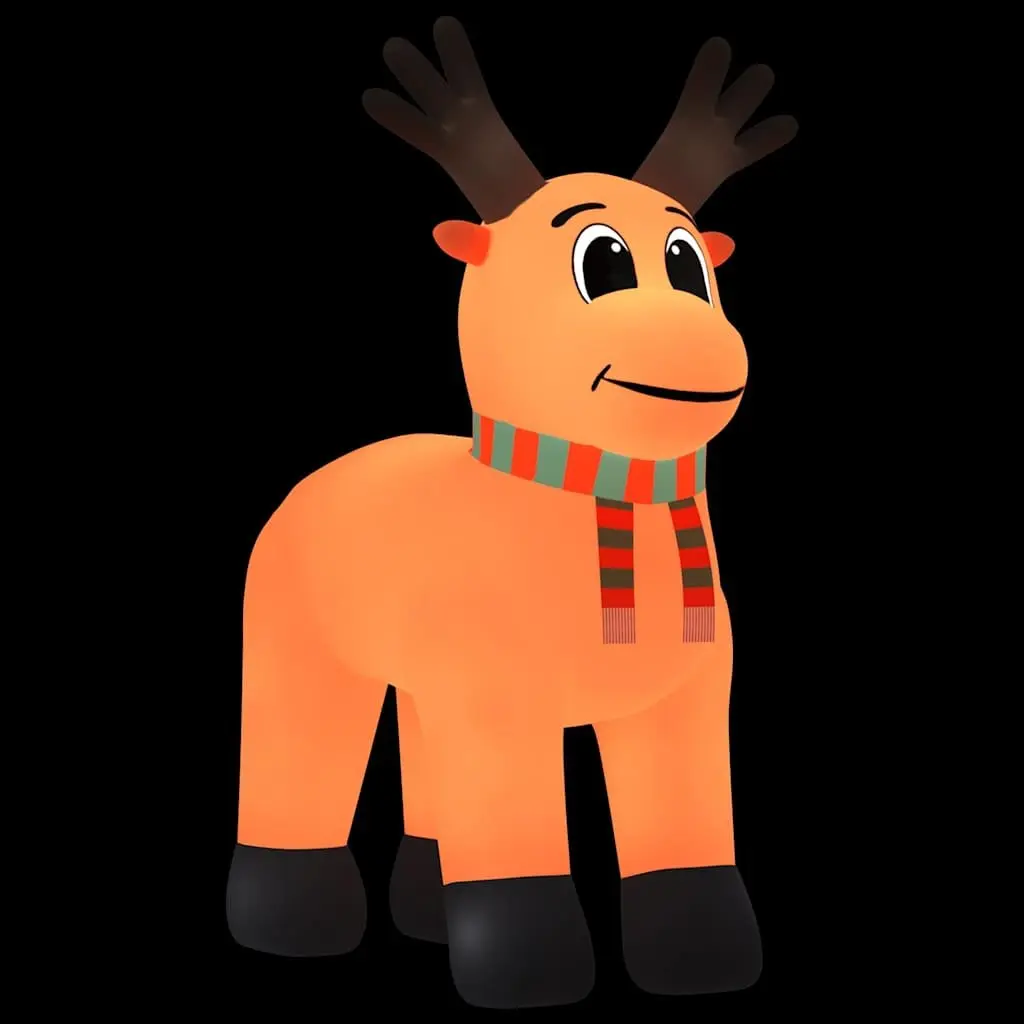 Inflatable Reindeer Outdoor Yard Decoration 400cm with LED Lights