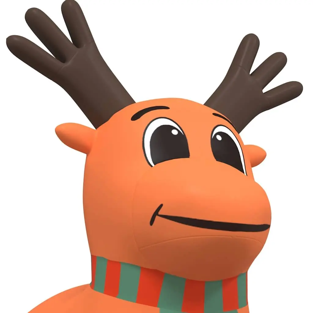 Inflatable Reindeer Decoration LED Lights 500cm Outdoor Garden Holiday