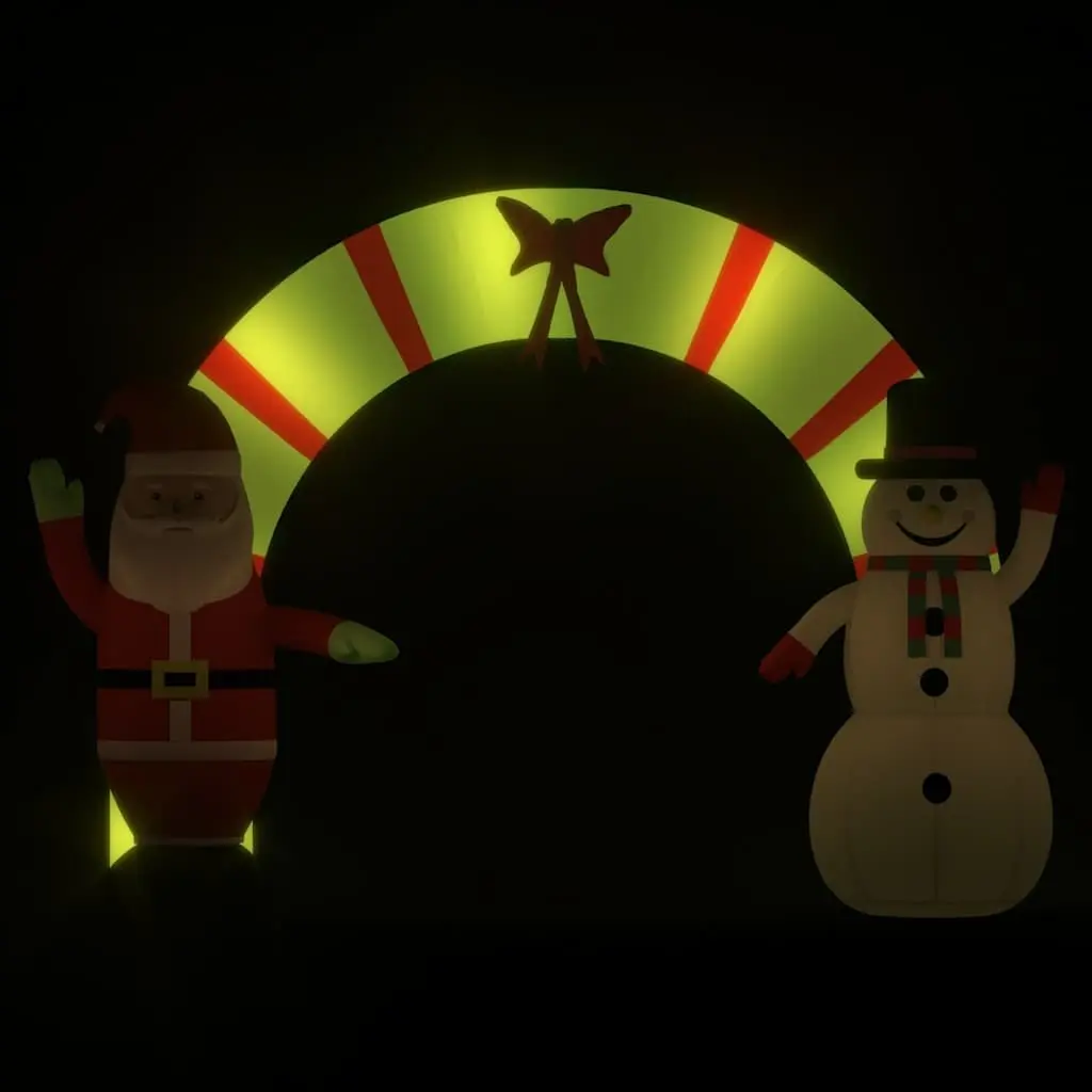 Inflatable Arch Gate Christmas Decoration Santa Snowman 270cm Outdoor LED