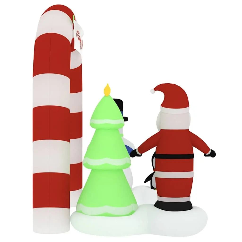 Inflatable Arch Gate Christmas Decoration Santa Snowman 260cm LED