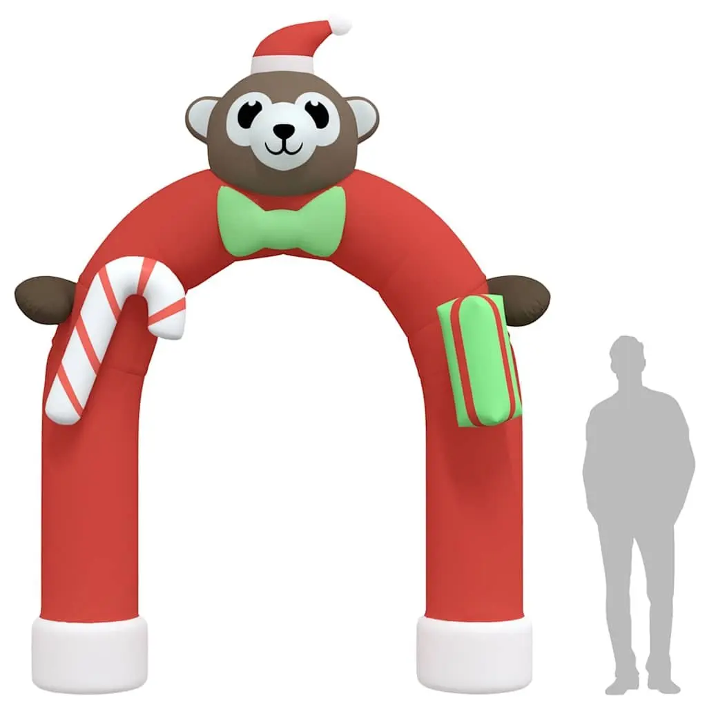 Inflatable Arch Gate Christmas Decoration Outdoor 380cm with LED Lights